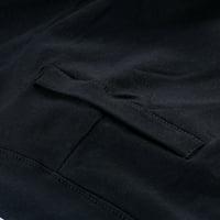 Dadaria Capri pantalone za žene Dressy Casual Print Plus size Solid gumb patentne pantalone Calf Duljina