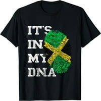 To je u mojoj DNK Jamajci genetski jamajčki korijeni Jamajčani majica ponosa