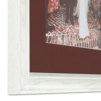 ArttoFrames Matted Frame sa slikama s jednim prostirkom Otvorite se u 1. OFF White Wash na pepelom i