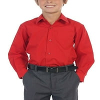 Zennyo potpis dječaka Redovna fit dugih rukava STAND manžetna košulja