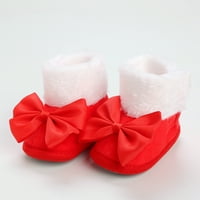 TODDLER cipele za bebe čizme sa lukom mekane za bebe cipele plus baršunaste debele pamučne cipele djeca