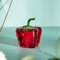 Hadančeo Lažni papar Portable Vivid Fau Crystal Mini umjetna simulacija paprika figurica stolnog ukrasa