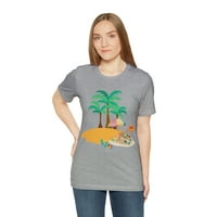 Majica na plaži, majica na plaži, ljetna košulja, plaža, plaža modna majica