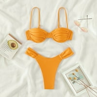 Lilgiuy ženski novi šarmantni Splitski bikini kupaći kostimi modni set kupaćih kupaćih kostimi