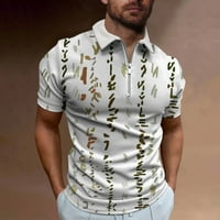 Strungten muške muške majice kratkih rukava modna ležerna boja koja odgovara majici Muške haljine majice