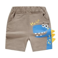 Dečiji dečki dečiji dečji sportski crtani dinosaur printova casual kratke hlače modne plaže teretni