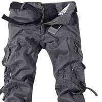 FESFESFES Clearence Plus veličine Hlače za muškarce Labavi više džepne pantalone na otvorenom ležerne