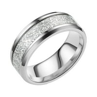 Prstenovi za žene Titanium čelični tisak u boji Prstenovi za prstenje za prstenje za prstenje za žene