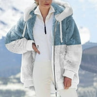 Gathrrgyp Women-ov zimski i jesen kaput, dugi rukavi plus veličina odjeća, modna ženska jakna Warm FAU