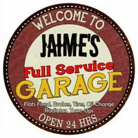 Jaimeova puna usluga garaža 12 okrugla metalni znak man pećinski dekor 200120037179
