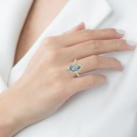 14k pozlaćeni rublje zvona zvonaste prsten nakit rođendan Prijedlozi pokloni bridalni angažman za prstenje