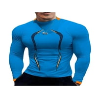 Diconna Muška Sportska majica, okrugli vrat dugih rukava Eltic Brze vrhove fitness trčanje Cual odjeća