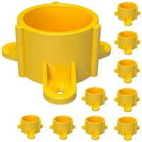 F114ECT-YE- PVC stolna kapa, ocjena namještaja, 1-1 4 Veličina, žuta