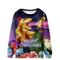 Levmjia Muške košulje s dugim rukavima Prodaja Muška modna casual božićni pulover Duks 3D tisak Duks