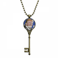 Smiješan američki sjajan zanimljiv zanimljiv ključ ogrlica privjesak privjesak ukrašen lanac