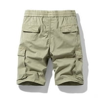 Samickarr Tergo kratke hlače za muškarce muške ljetne čvrste napolje Ležerne prilike imaju džepove Direktorske