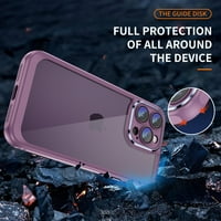 za Apple iPhone PRO MA, luksuzni mekani silikonski branik i kristalno čisto hlađenje tvrdog i metalske