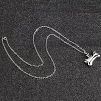 Ymiko Memorial ogrlice, izdržljiva ogrlica u obliku kostiju, smisleni poklon za ljubavnika vlasnika prijatelja