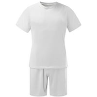 Atletske kratke hlače i vrhovi za muškarce Casual majice kratkih rukava i fit sportske kratke hlače