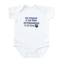 Cafepress - Najbolji veterinar u svjetskom dječjem djelu - beba za bebe, veličina Novorođenčad - mjeseci