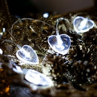 Bouanq Valentine Svjetla Srce LED-a lampica u obliku žica za majku i očev dan, vjenčanje, prijedlog,