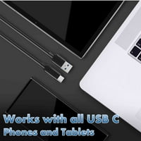 [Najnovije izdanje] Urban USB C Android Auto kabl za Meizu Pro 3.3ft, 10Gbps, USB C 3. GEN USB-A, 3A