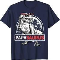 Papasaurus T Re dinosaur Funny Papa Saurus Očev porodični majica