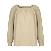Vrhovi sektora za žene srce pulover crtani print pulover za majicu STAR Sunshine uzorak vrhova ruffle