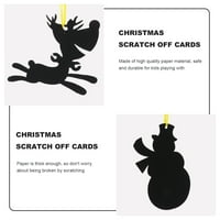 Božićne tematske ogrebotine OFF kartice Obrazovne igračke Party Favori