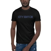 Gradski urednik Retro stil kratkog rukava majica kratkih rukava po nedefiniranim poklonima