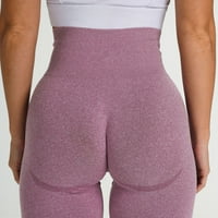 Leey-World Workout Howgings za žene Bilega cijele dužine joge gamaše, vještačke vještačke vještine Žene