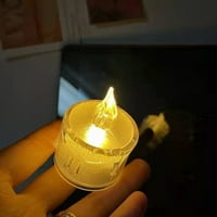 Svijećna LED lampica svjetiljka bez svijeće za svijeće za vjenčanje božićni dekor
