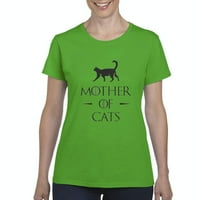 Arti - Ženska majica kratki rukav, do žena Veličina 3XL - majka mačaka