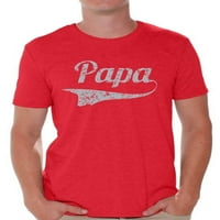 Awkward Styles Muške majice Papa grafička majica vrhovi vintage oca 'Day Day BEST otac ikad papa poklon