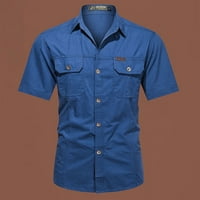 Corashan Muška majica, ljetna radna odjeća s kratkim rukavima pamučna majica Muška radna odjeća na otvorenom