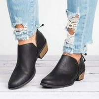 Ženske koljena High Boots istaknuta modna čistoća dame retro ravne donje cipele casual plus veličine klizanje na dvostrukim patentnim cipelama