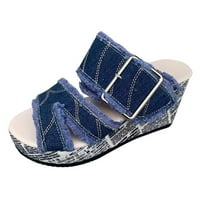 Modne cipele za dame Ljetne klinove dizajn Sandale Žene Prekrasne papuče Sandale