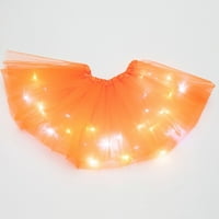 Daqian Plus size suknje za uklanjanje žena na nivou mrežasta suknja princeza suknja sa LED malom sijalicama