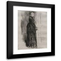 James Abbott McNeill Whistler Crni moderni uokvireni muzej Art Print pod nazivom - mala baršuna