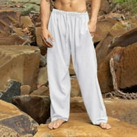 Muške hlače Radne pantalone za muškarce Muškarci Pant Pant Casual Loose Pant Solid Sports Puna dužina