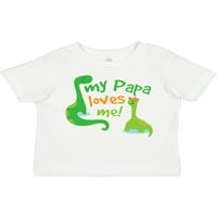 Inktastic moj tata voli me dinosaur poklon toddler boy djevojka majica