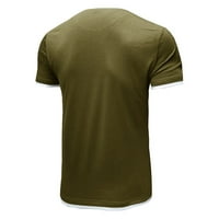 Smihono ponude sportske majice za muškarce Raglan s kratkim rukavima ljetna modna bluza tanka fitness