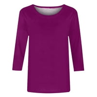Dyegold rukavi za žene za žene Fal modne bluze slatke osnovne dressy casual majice Blusas casuales de