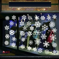 Gwong naljepnice za prozore Božićni elementi uzorak samoljepljivi PVC showcase prozor za trčanje za