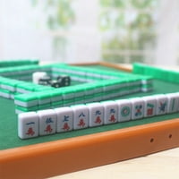 Monsiee Travel Mahjong set sa sklopivim mahjong tablicom Prijenosni slobodno vrijeme Mah Jong Game Kit