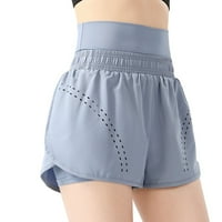 Joga kratke hlače za žene ljetne sportske odjeće visoke strukske hlače za struk u Stretch brzo suho