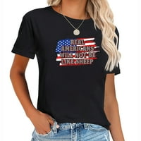 Amerikanci neće biti ovca 4. jula Patriotska majica