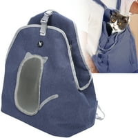 Prednja torba za pse, prozračna spužva za kućni ljubimci, intimni dizajn za pseće plavo