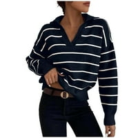 Duks GUZOM za žene na prodaju - Stripes casual vrhovi modni ispis džemperi za žene Trendi vrhovi novi