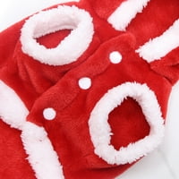 Santa Dog kostim Božić odjeća za kućne ljubimce Zimska kapuljača za kaput za pse za kućne ljubimce Chihuahua